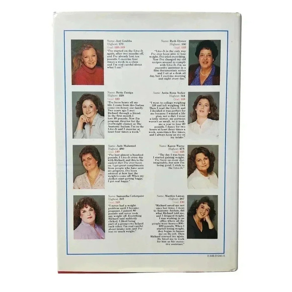 Vintage 1982 Never-Say-Diet Cookbook by Richard Simmons - Picture 2 of 15